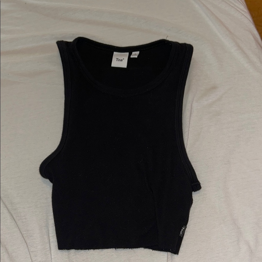 Aritzia Tna Homestretch  Black Women's Crop Top
